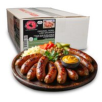 Hills Pork Sausage Link Skin On - 10 Pound